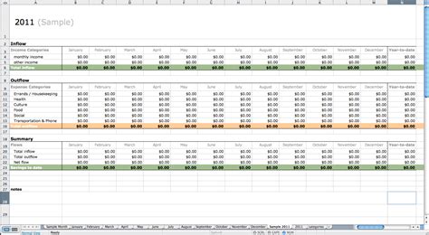 Free Excel Bookkeeping Templates — Db