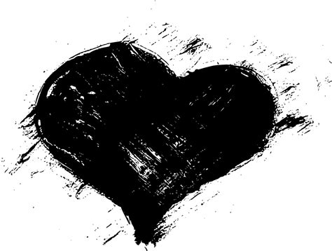 Black Heart Clipart Image Black Heart Png Transparent