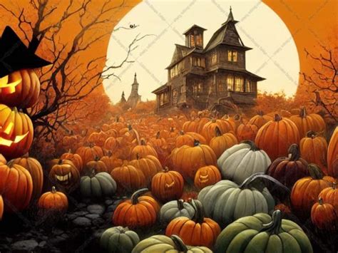 Halloween Background Wallpaper Graphic By Sublimationdesignstr