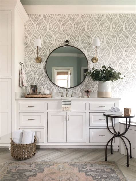 How To Transform Your Bathroom With Wallpaper Trendy Bathroom