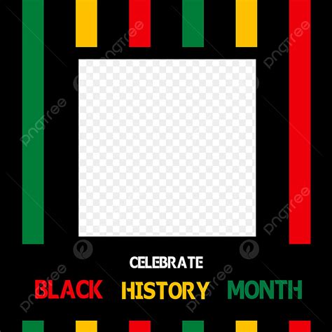 Black History Month Png Image Black History Month Twibbon Striped