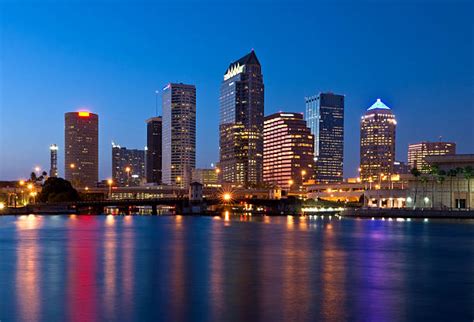 590 Tampa Skyline Evening Stock Photos Pictures And Royalty Free Images