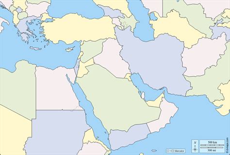 Facile Cartina Muta Medio Oriente Idee Cartina Geografica Mondo My