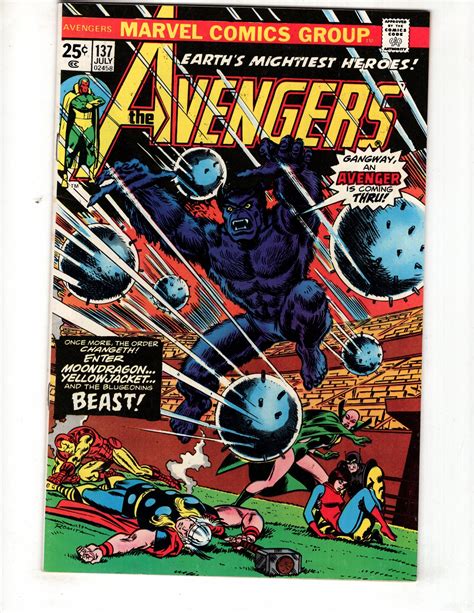 The Avengers 137 8590 1975 Classic Bronze Age Mighty Marvel