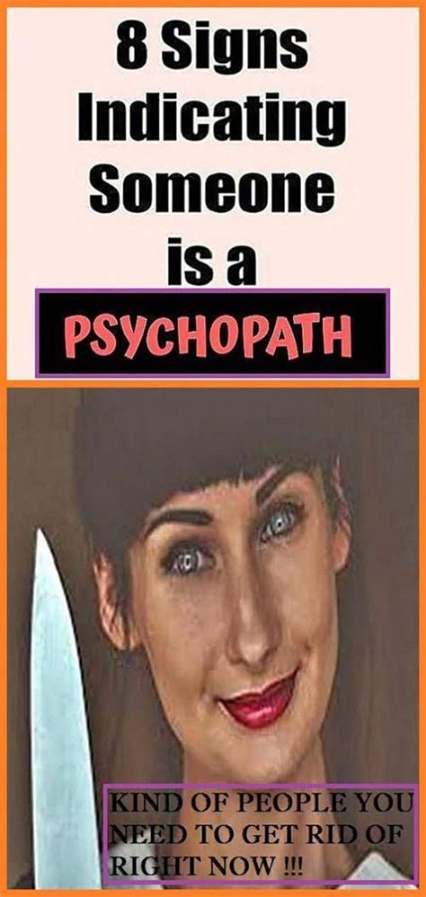 8 Signs Indicating Someone Is A Psychopath Psychopath 8th Sign Medicine Book