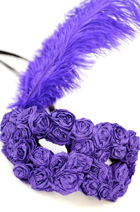 1.a handful of flowers and a. Masquerade Mask with Crepe Paper Flowers- Tutorial | Diy ...
