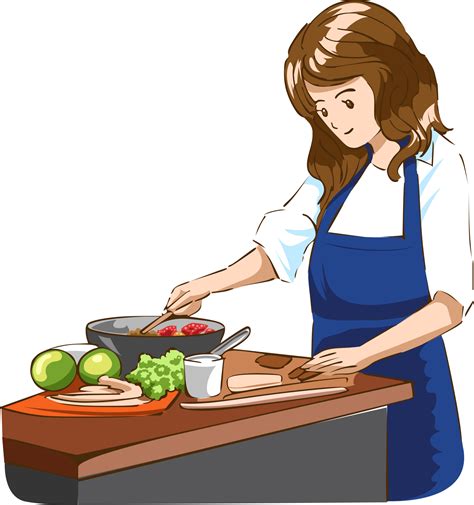 People Cooking Png Graphic Clipart Design 21594375 Png