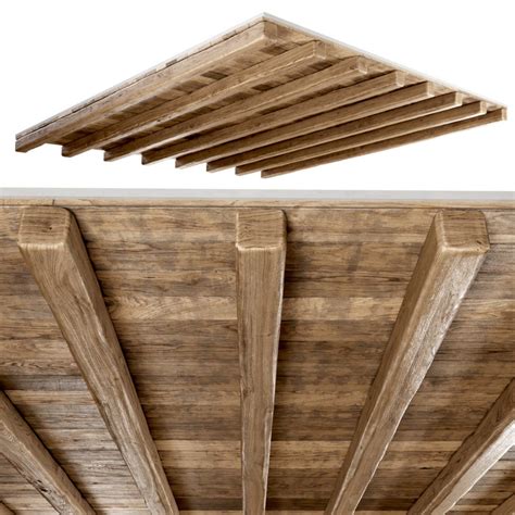 Wooden Ceiling 3d Model For Corona