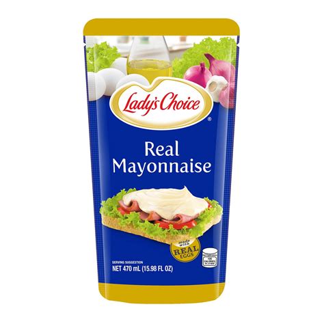 Ladys Choice Real Mayonnaise Regular 470ml Pouch