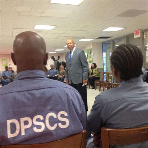 Congressman Elijah Cummings Meets With Inmate Students