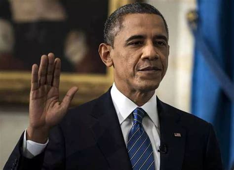 Barack Obama Sworn In As Us President During Private White House