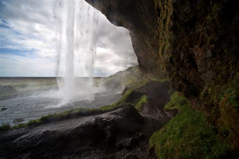 Island Hinter Dem Wasserfall Ii Foto And Bild Europe Scandinavia Iceland Bilder Auf