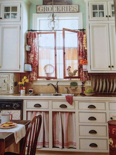 Kitchen Curtains From French Country Style Magazine Country Kitchen