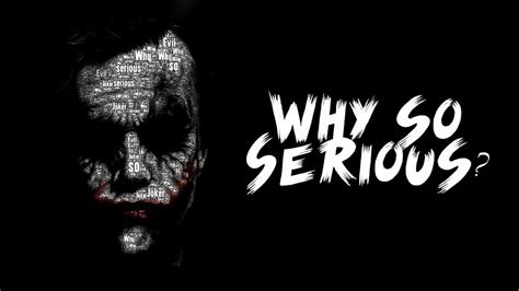 Joker Why So Serious Wallpaper 4k 4k Uhd 16 9 Ultra High Definition