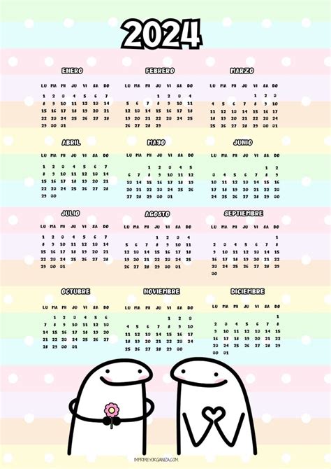 Calendarios Infantiles Imprime Y Organiza A