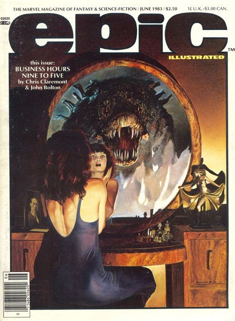 Epic Illustrated N°18 Epic Comics June 1983 Cover By John Bolton