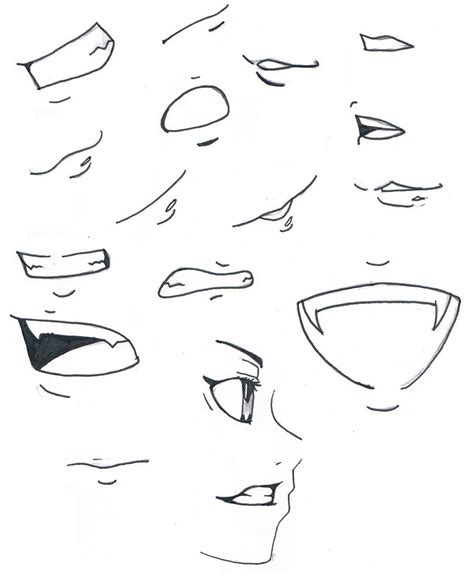 How To Draw Anime Mouths Step By Step Kevinjoblog