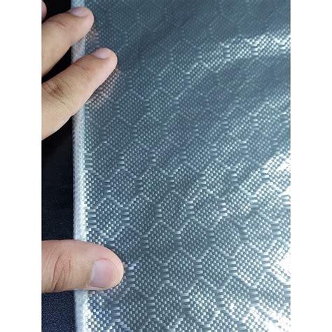 Hydrographic Carbon Film Honeycomb C1035 1 Silver 1meter X 0