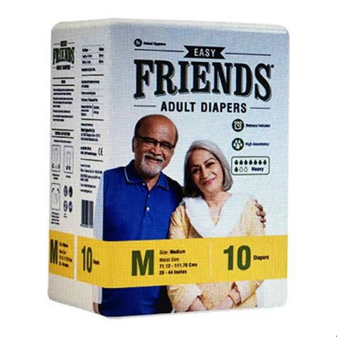 easy friends medium adult disposable diaper at rs 380 pack adult diaper in bengaluru id