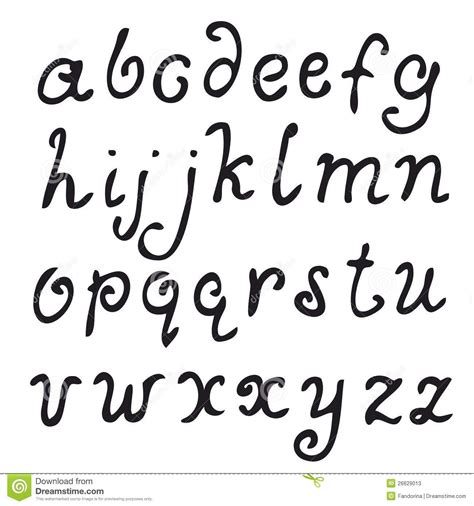 Tracing Letters Font