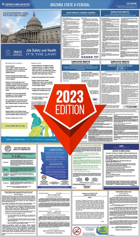 2023 Arizona Labor Law Poster Digital Corporate Labor Law Posters