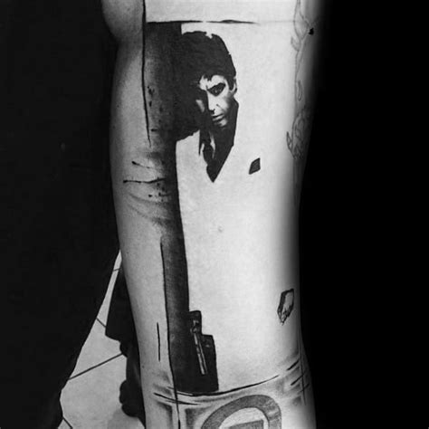 Scarface Tattoo Design Ideas For Men Al Pacino Ink Tattoo Designs Men Hand Tattoos Kulturaupice