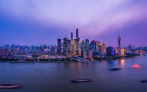 上海北外滩夜景高清图片下载 正版图片500846888 摄图网