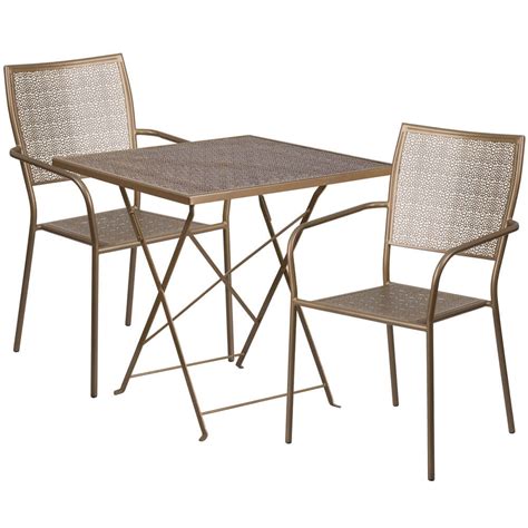 2.7 out of 5 stars with 9 ratings. Bistro Table Set - Panini 28 Inch Metal Bistro Table Set ...