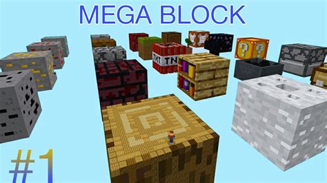 Minecraft Extremely Mega Block Survival Seriesepisode 1 Youtube