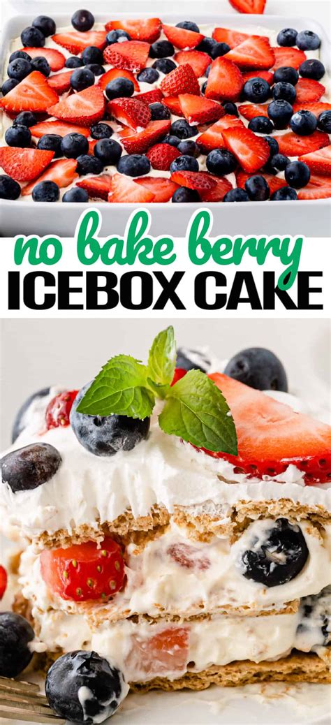 No Bake Berry Icebox Cake Real Housemoms 5400 Hot Sex Picture