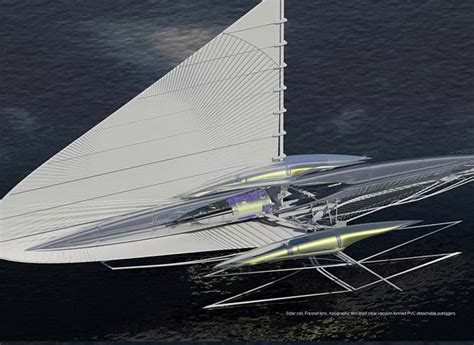 Futuristic Trimaran Yacht With Solar Panels Menz Magazine