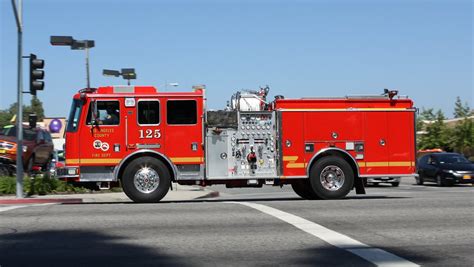 Los Angeles County Fire Department Engine 125 The Los Ange Flickr