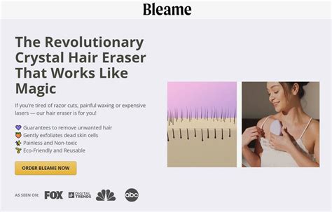 Bleame Crystal Hair Eraser Reviews Does It Work The Daily World