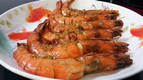Krystal Wee Recipes Air Fried Garlic Tiger Prawns Recipe