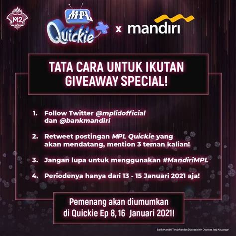 8,874 likes · 37 talking about this. How to Get 500 MLBB Free Diamonds from Bank Mandiri ...