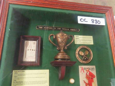 Tennis Racket Display Shadow Box 13x 20