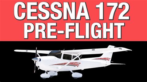 How To Perform A Cessna 172 Pre Flight Inspection Youtube