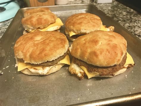 Now Recipes Homemade Sausage Egg And Cheese Biscuits