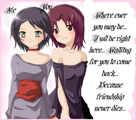 Anime Friend Quotes Quotesgram