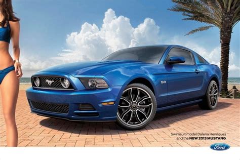 Ford Mustang 2013 Blue Autos Y Publicidad Creativa