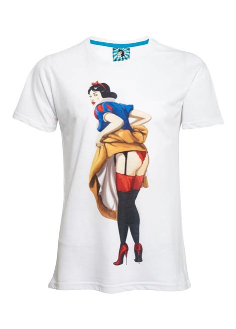 Snow White Stockings T Shirt Attitude Clothing