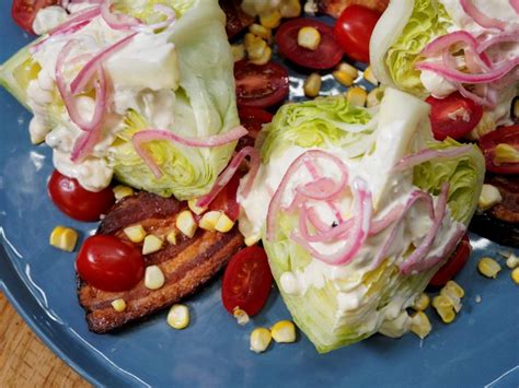 Barbecue Bacon Wedge Salad With Grilled Corn Recipe Katie Lee Biegel