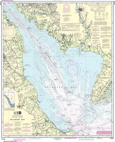 Noaa Nautical Chart 12304 Delaware Bay