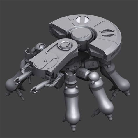 Ghost In The Shell T08a2 Spider Tank High Poly 3d Model 3d Model