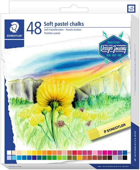 Staedtler Karat Soft Pastel Chalks Assorted Colours Pack Of 48