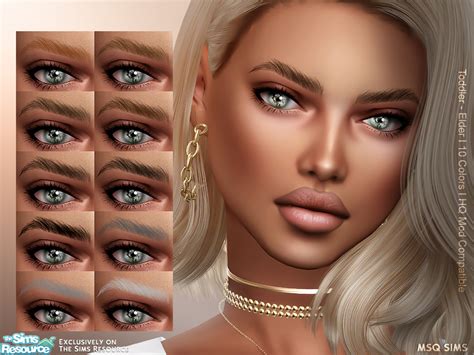 The Sims Resource Eyebrows Nb26