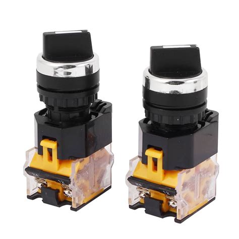 La38 203 400v 10a 2 Position Onoff Rotary Selector Switch 2 Pcs