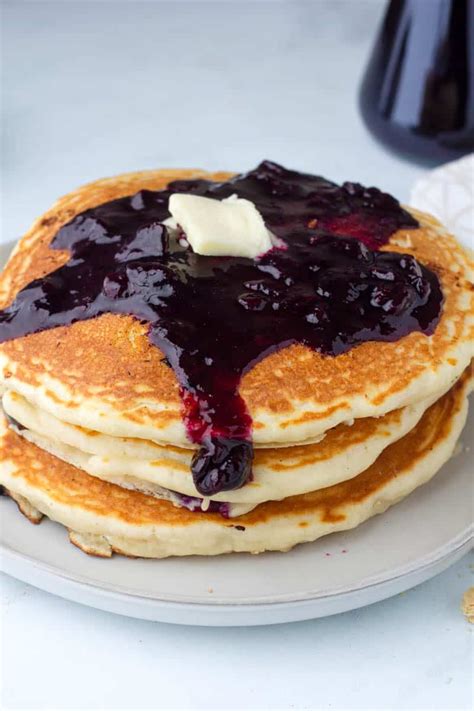 White Chocolate Blueberry Cheesecake Pancakes Midgetmomma