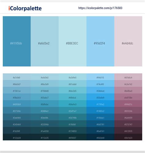 42 Latest Color Schemes With Light Blue And Powder Blue Color Tone