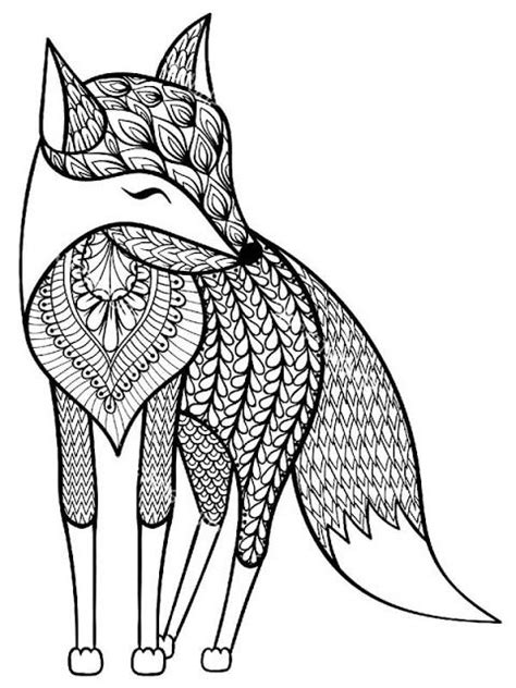 After the detailed illustration, here is a simple drawing of a wolf, easy enough for all preschoolers one can color the giraffe or elephant collection, another can do the collection about foxes while you can enjoy coloring this latest wolf coloring pages printable. Pin on Animals Coloring Pages For Adults